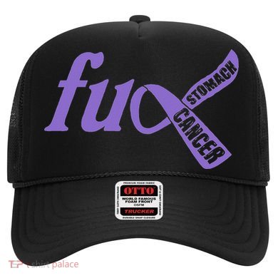 Funny Fuck Stomach Cancer Awareness Ribbon Gifts Hat
