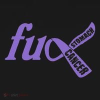 Funny Fuck Stomach Cancer Awareness Ribbon Gifts Visor thumb 3