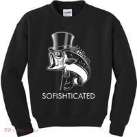 Funny Fancy Sofishticated Kids Sweatshirt thumb 0