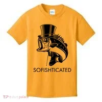 Funny Fancy Sofishticated Kids T-Shirt thumb 0