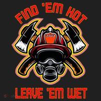 Funny Firefighter Saying Find Em Hot Leave Em Wet Fireman Beanie thumb 2