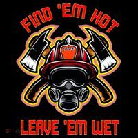 Funny Firefighter Saying Find Em Hot Leave Em Wet Fireman Women's Hoodie thumb 2