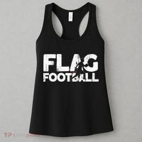 Flag Football Silhouette On Flag Football Women's Tank Top thumb 3