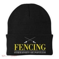 Fencing Funny S Fencing Other Sports Are  Beanie thumb 0