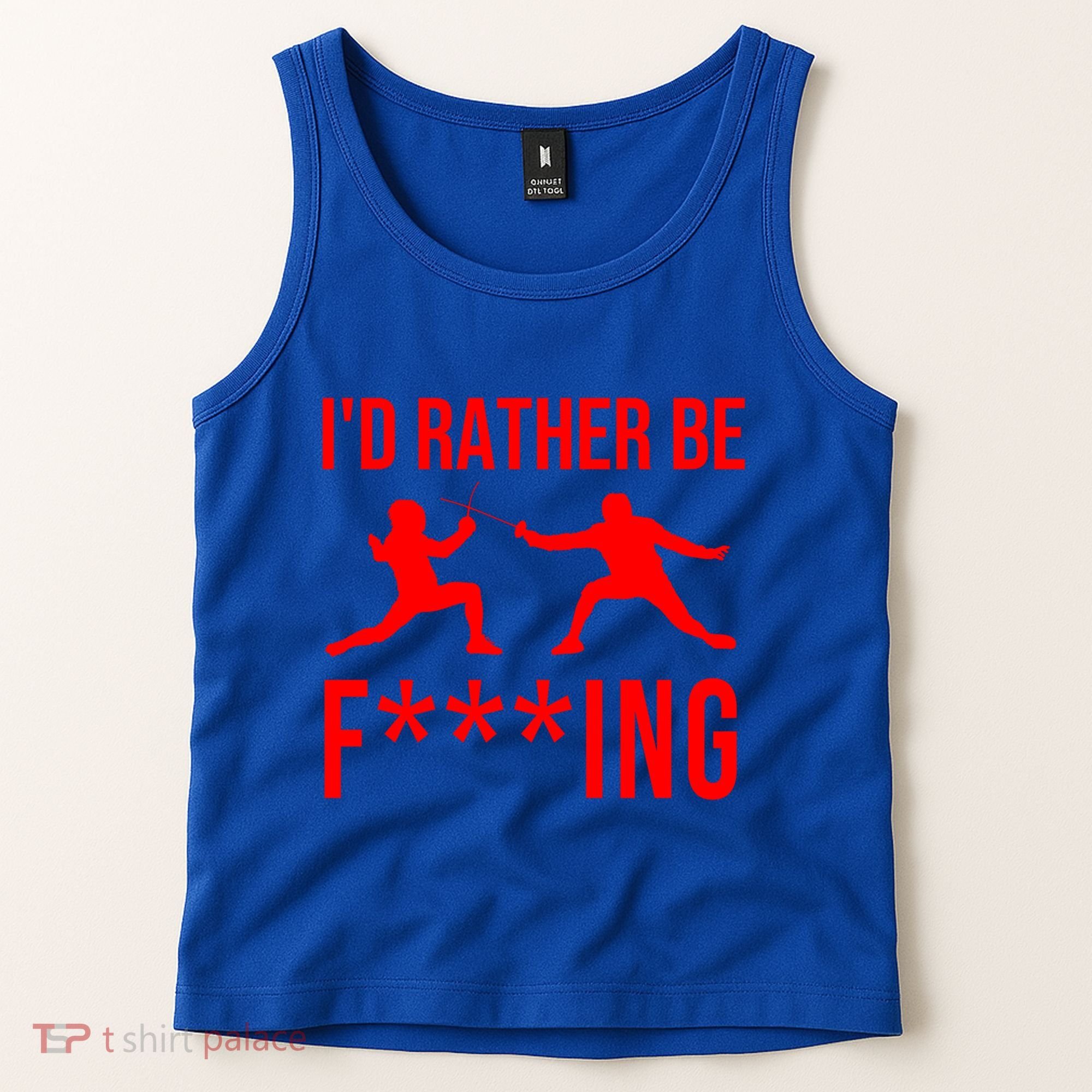Funny Fencing Sport Gift Cute Fencers Fighters Meaningful Gift Tank Top