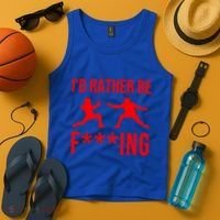 Funny Fencing Sport Gift Cute Fencers Fighters Meaningful Gift Tank Top thumb 4