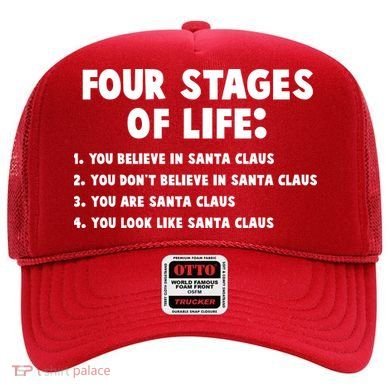 Funny Four Stages Of Life Hat
