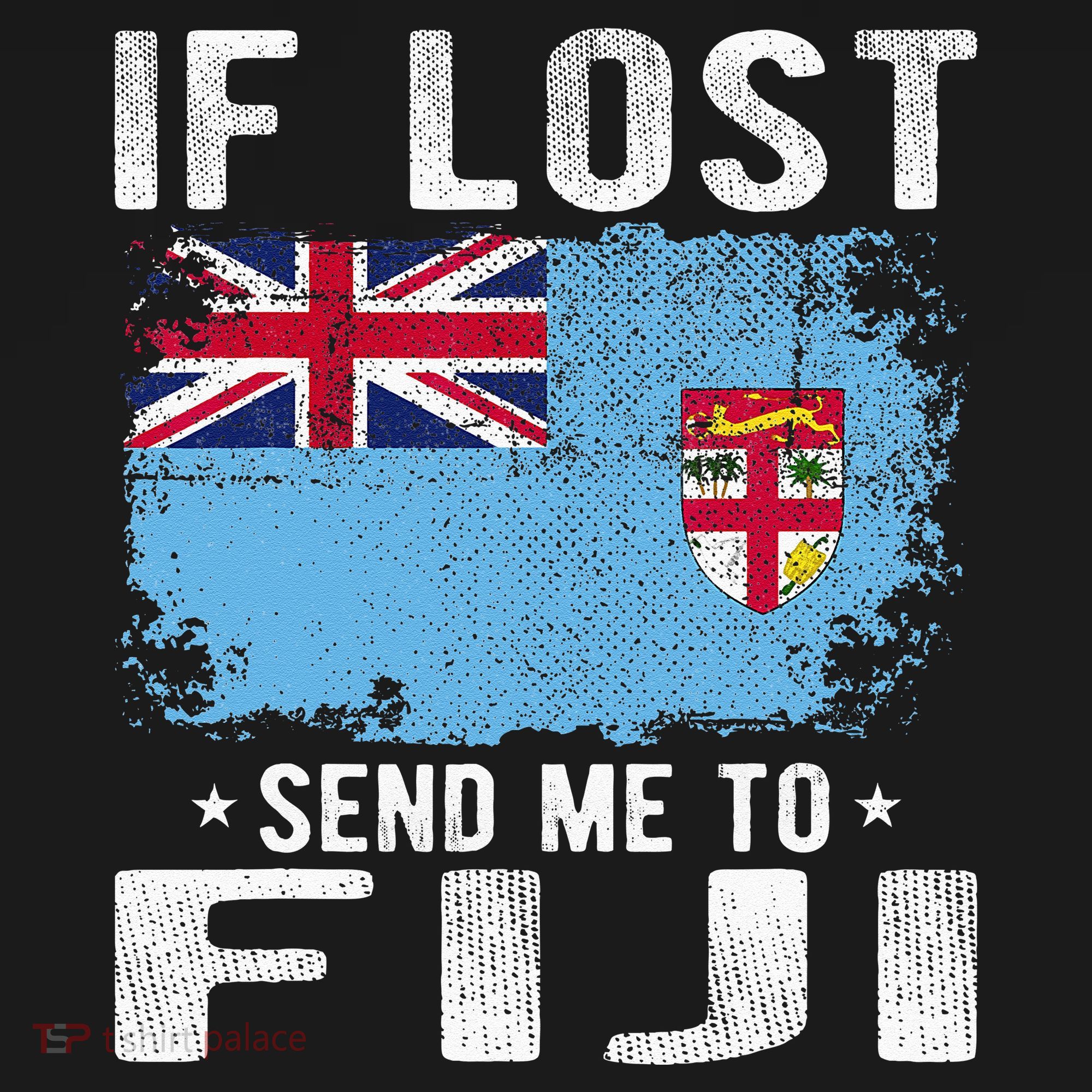 Fiji Flag Souvenir If Lost Send Me To Fiji Hoodie