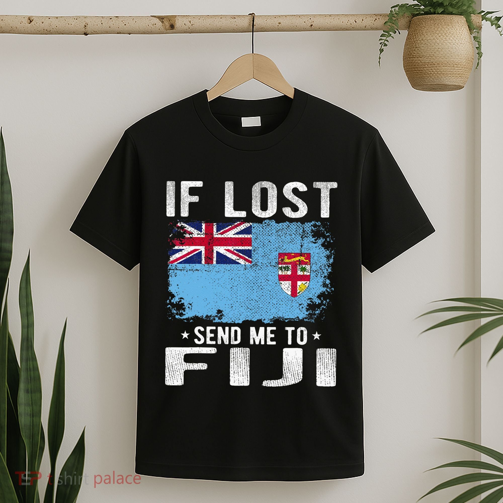 Fiji Flag Souvenir If Lost Send Me To Fiji T-Shirt