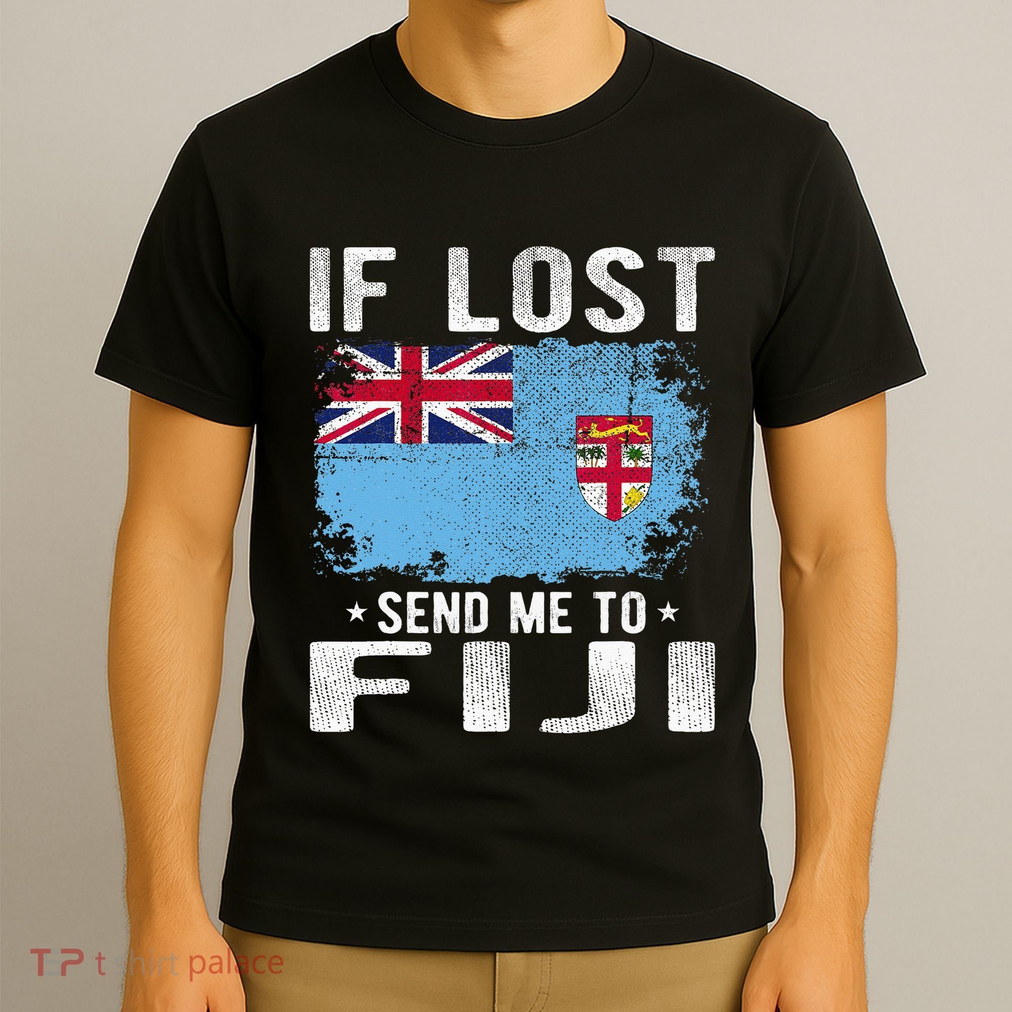 Fiji Flag Souvenir If Lost Send Me To Fiji T-Shirt