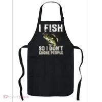 Funny Fishing Saying Apron thumb 0