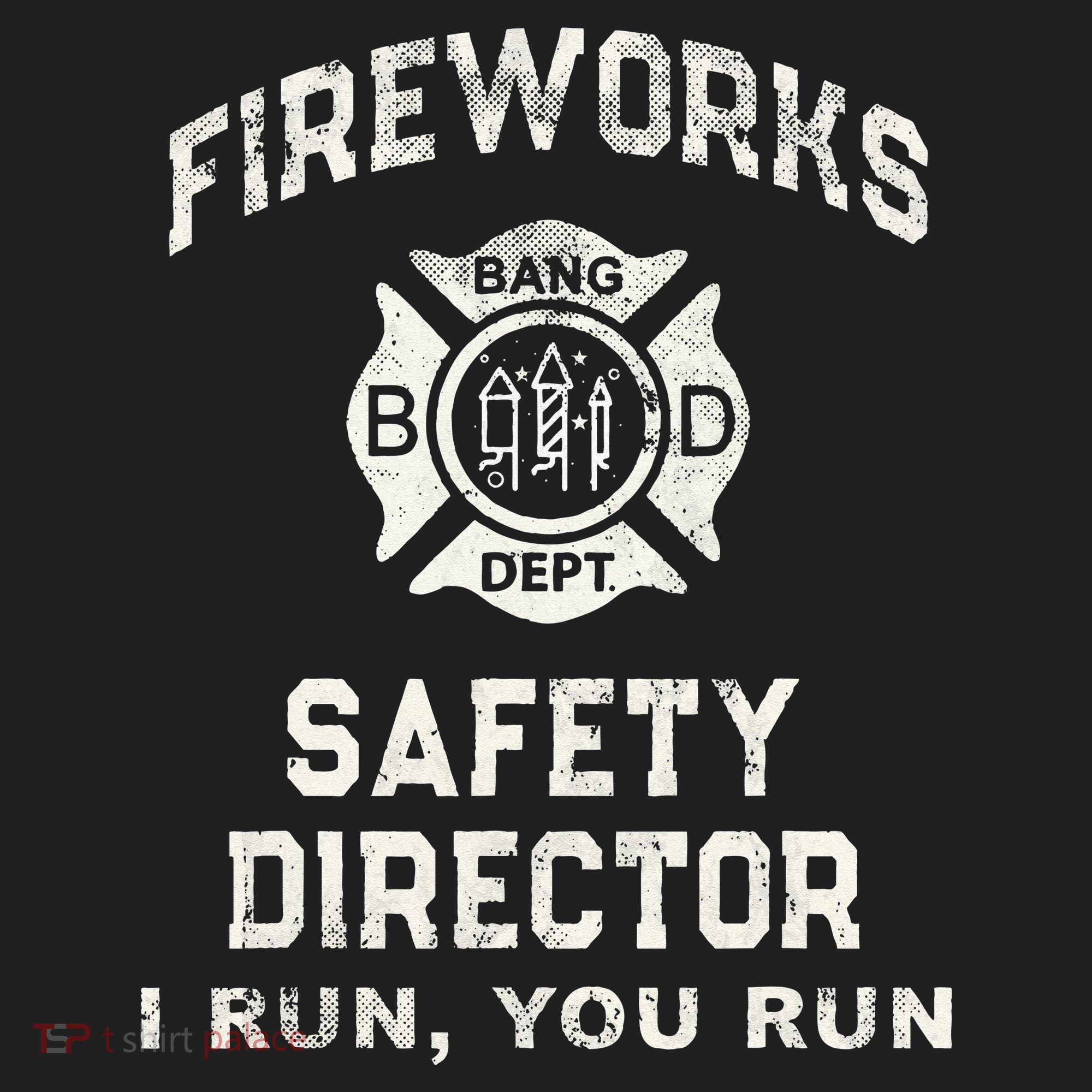 Funny FIREWORKS SAFETY DIRECTOR Firefighter America Red Pyro Hat