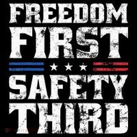 Freedom First Safety Third Fireworks 4th July Patriotic Men Coaster thumb 2