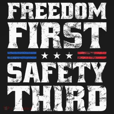Freedom First Safety Third Fireworks 4th July Patriotic Men Mousepad
