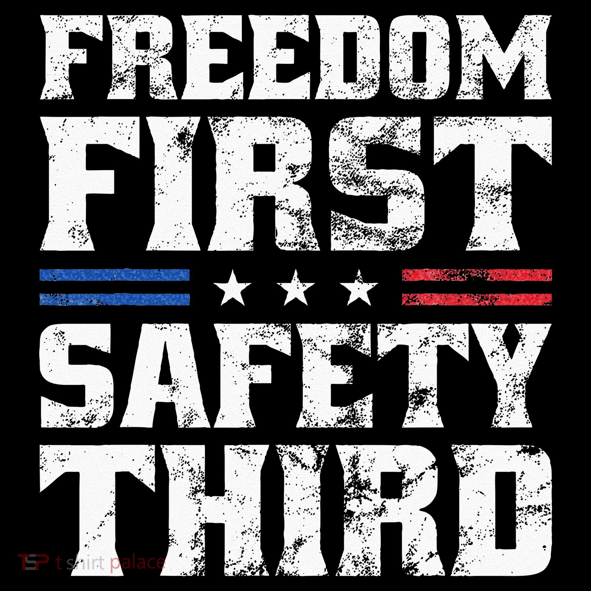Freedom First Safety Third Fireworks 4th July Patriotic Men Mousepad