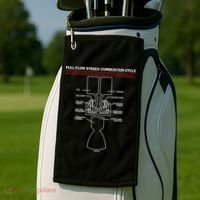 Full Flow Staged Combustion Cycle - Rocket Science Golf Towel thumb 2