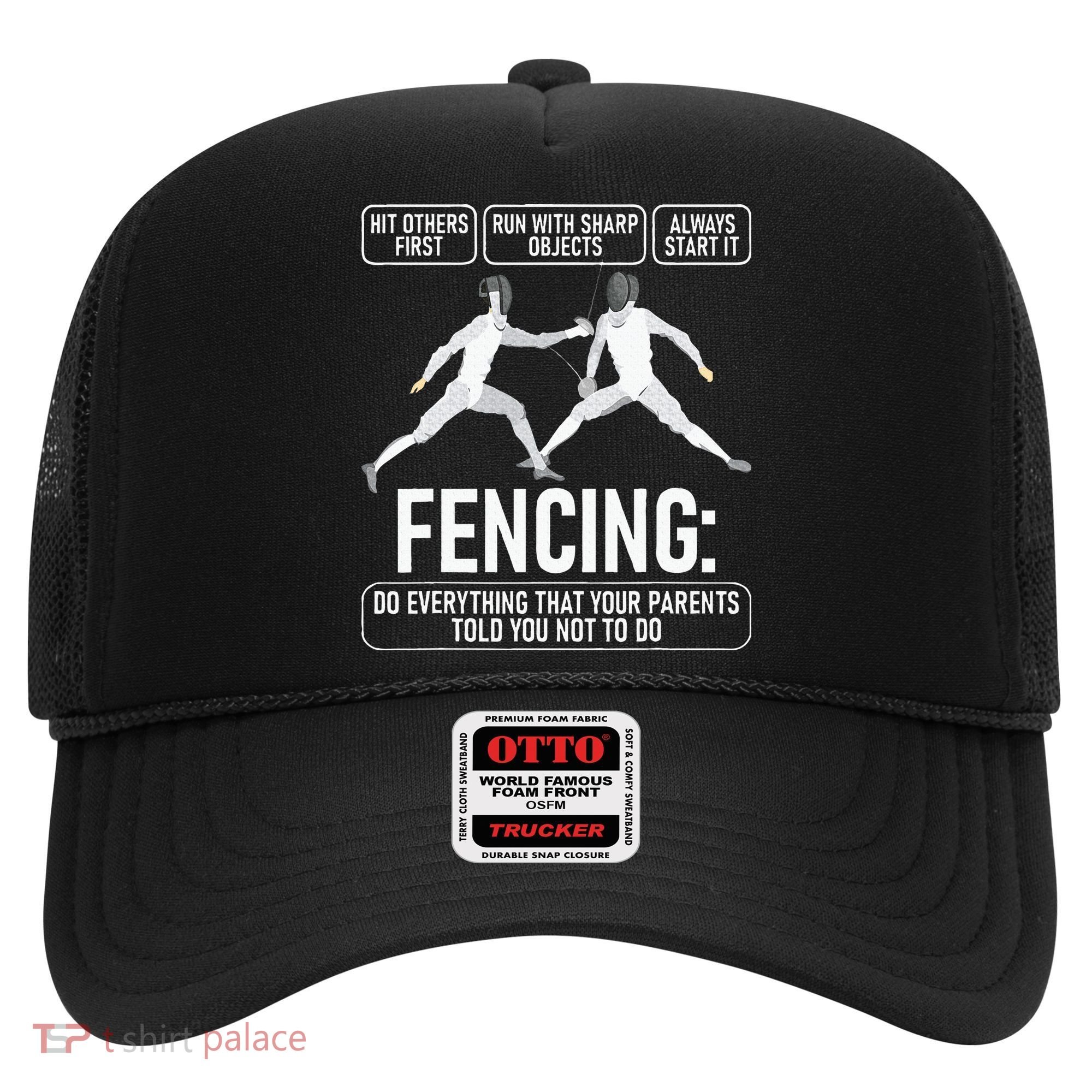 Fencing Fencer Swordsman Swordmanship Sabre Epee Hat