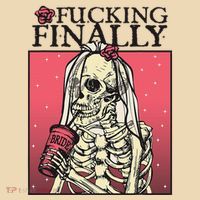 Fucking Finally Sugar Skull Bride Engagement Bride Squad Tote Bag thumb 4