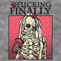 Fucking Finally Sugar Skull Bride Engagement Bride Squad Toddler Hoodie thumb 2