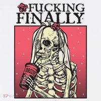 Fucking Finally Sugar Skull Bride Engagement Bride Squad Women's Hoodie thumb 2