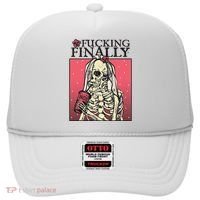 Fucking Finally Sugar Skull Bride Engagement Bride Squad Hat thumb 0