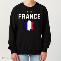 France Flag Soccer Jersey Women's Sweatshirt thumb 0