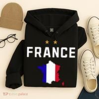 France Flag Soccer Jersey Hoodie thumb 4