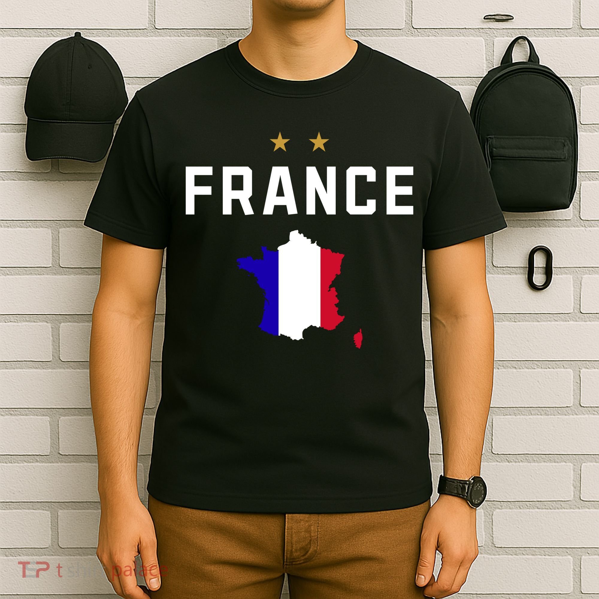 France Flag Soccer Jersey T-Shirt