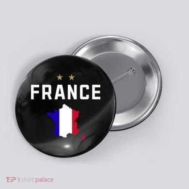 France Flag Soccer Jersey Button