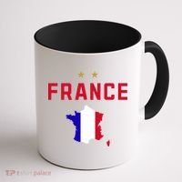 France Flag Soccer Jersey Coffee Mug thumb 1