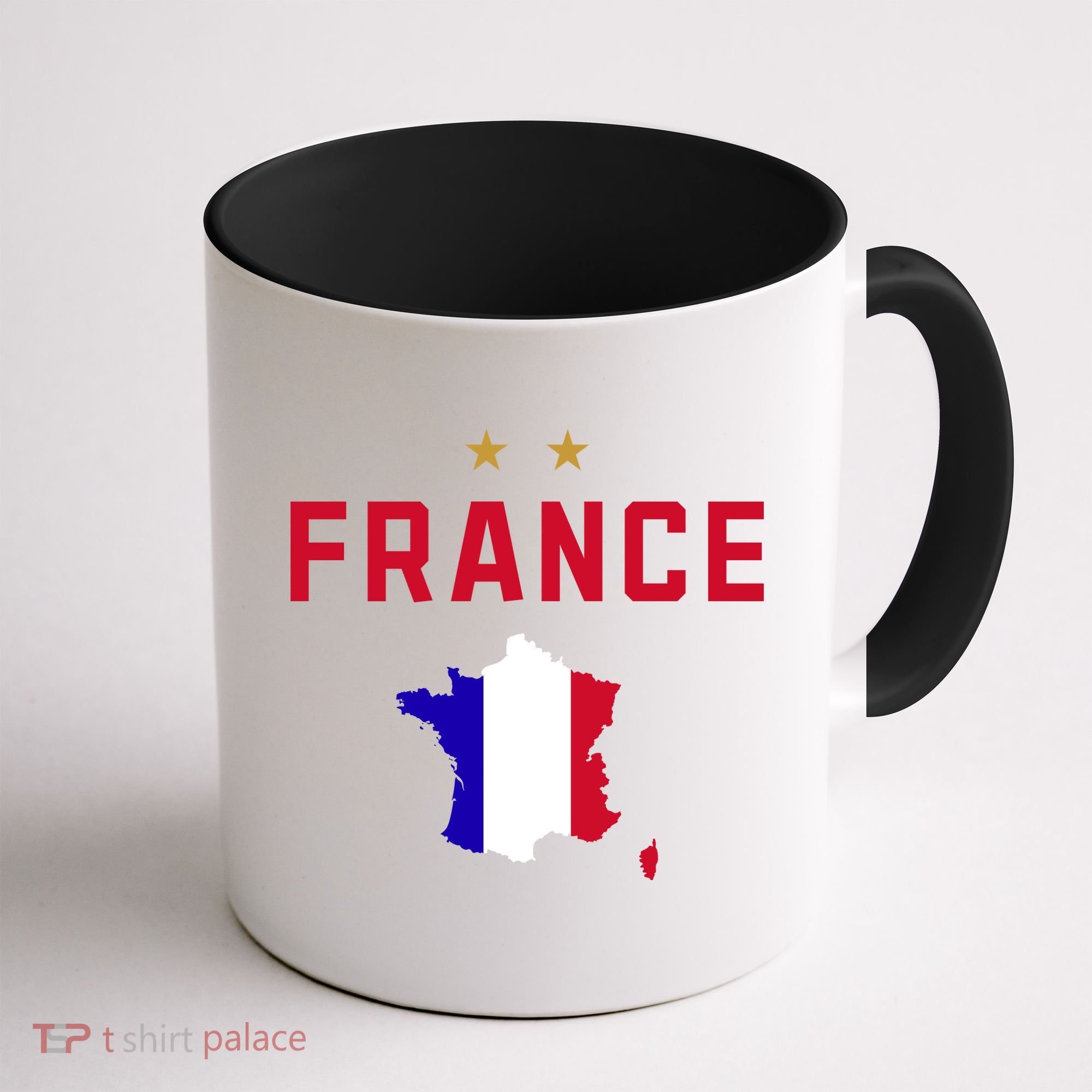 France Flag Soccer Jersey Coffee Mug