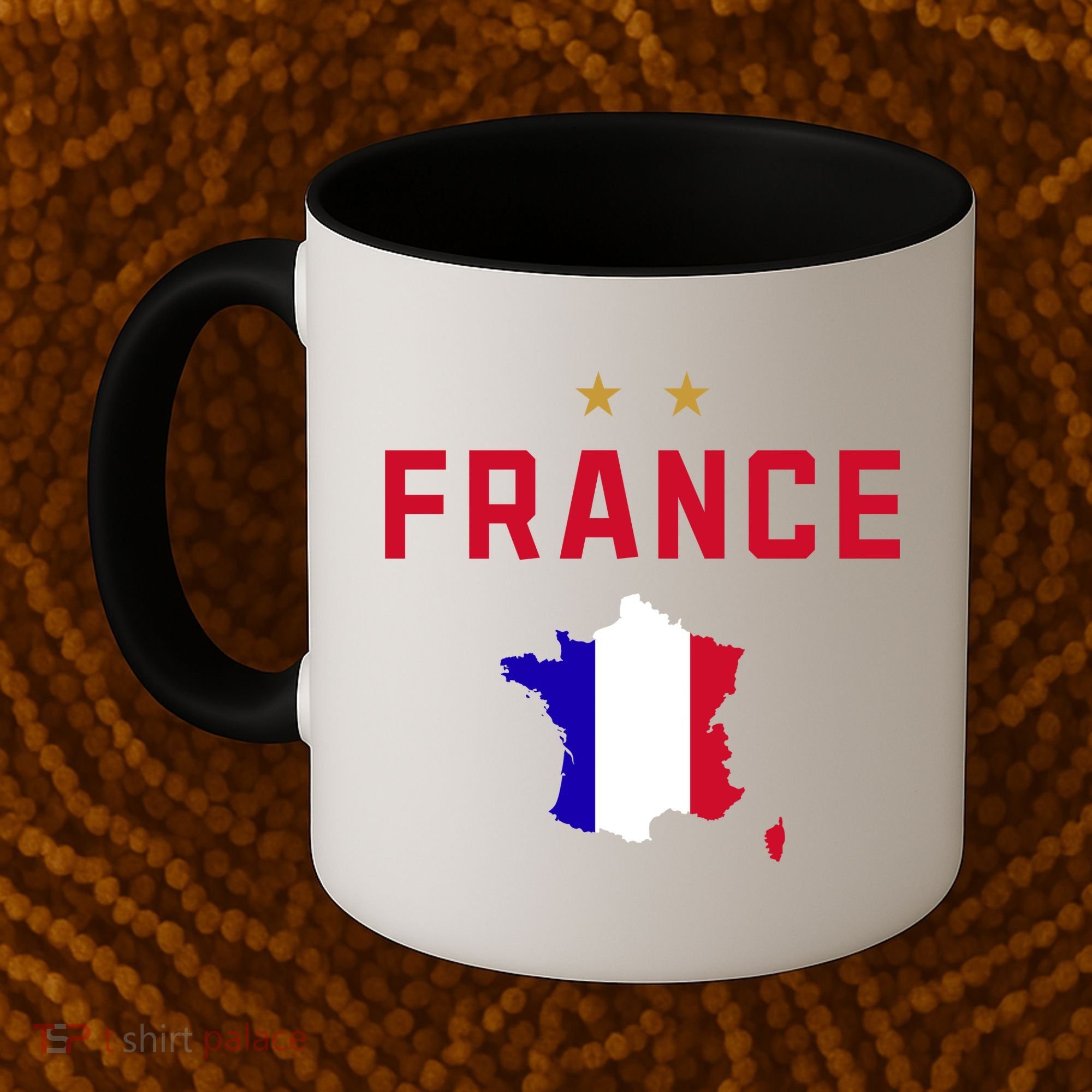 France Flag Soccer Jersey Coffee Mug