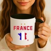 France Flag Soccer Jersey Coffee Mug thumb 3
