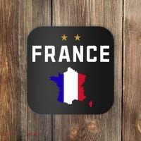 France Flag Soccer Jersey Coaster thumb 0
