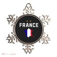 France Flag Soccer Jersey Ornament thumb 0