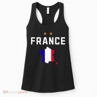 France Flag Soccer Jersey Women's Tank Top thumb 0