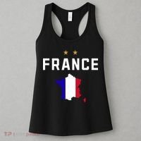 France Flag Soccer Jersey Women's Tank Top thumb 3
