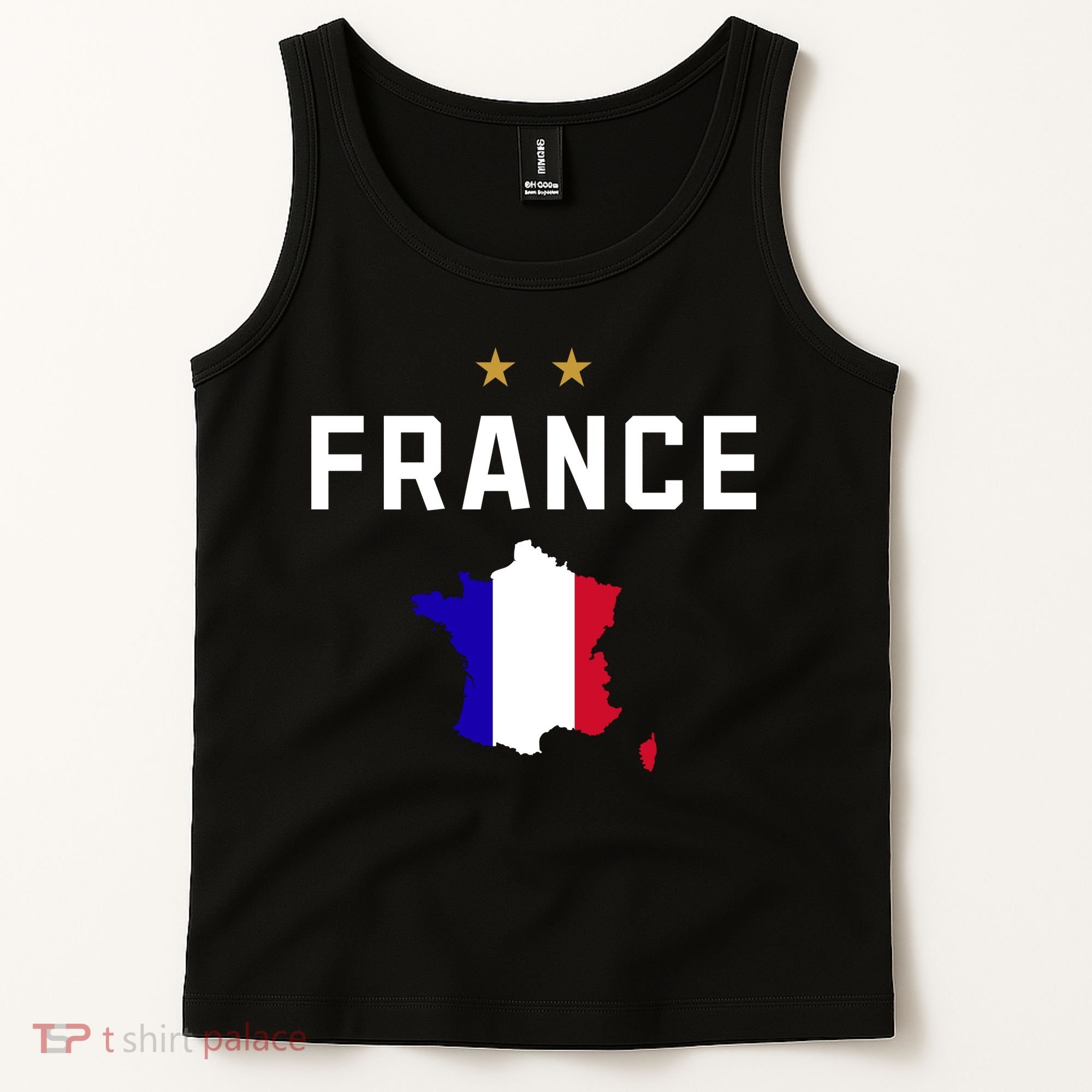 France Flag Soccer Jersey Tank Top