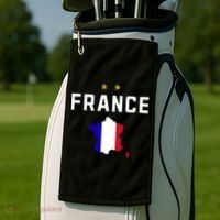 France Flag Soccer Jersey Golf Towel thumb 2