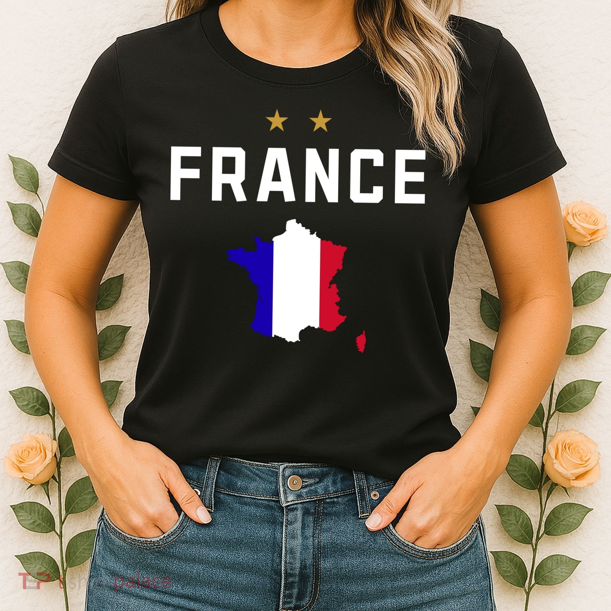 France Flag Soccer Jersey Women's T-Shirt