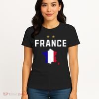 France Flag Soccer Jersey Women's T-Shirt thumb 4
