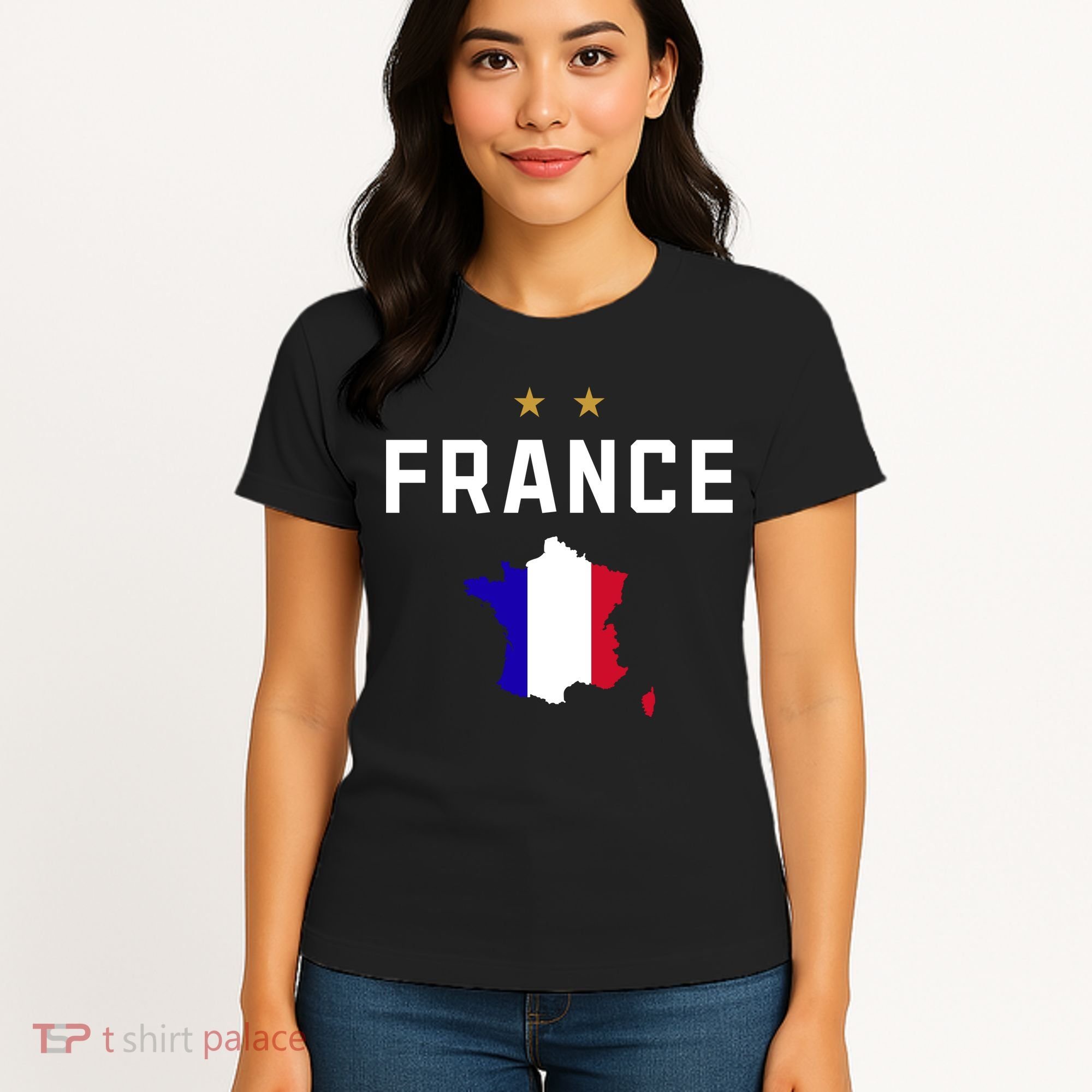France Flag Soccer Jersey Women's T-Shirt
