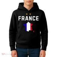 France Flag Soccer Jersey Kids Hoodie thumb 4