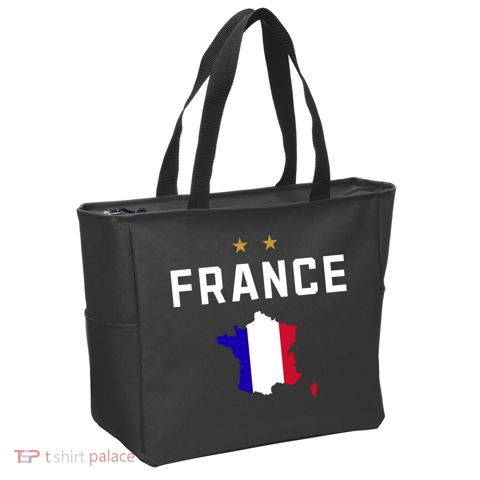 France Flag Soccer Jersey Tote Bag