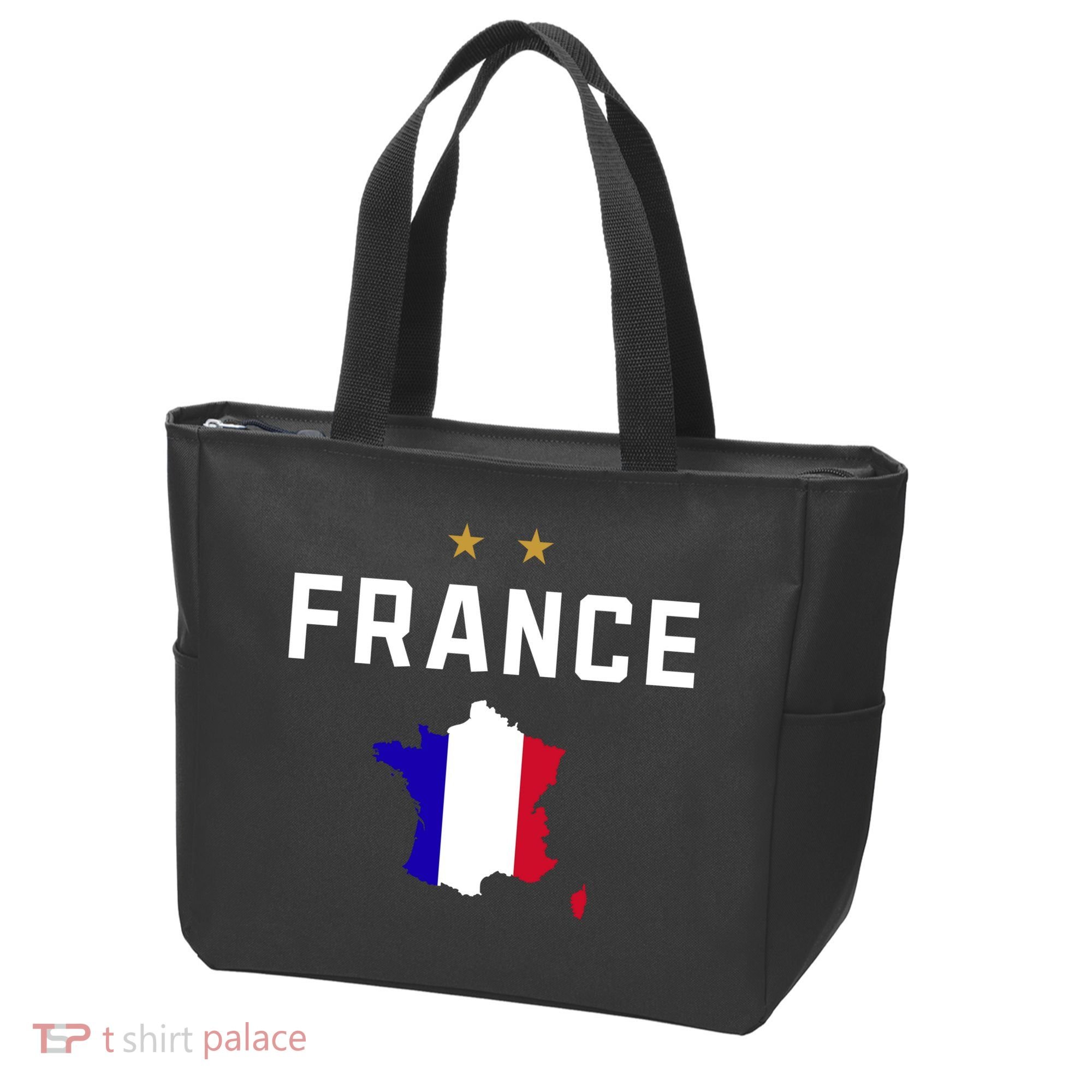 France Flag Soccer Jersey Tote Bag