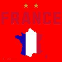 France Flag Soccer Jersey Santa Hat thumb 1