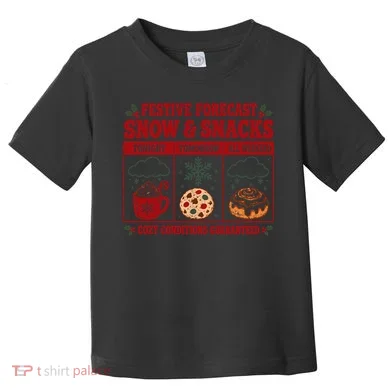 Festive Forecast Snow Snacks Toddler T-Shirt
