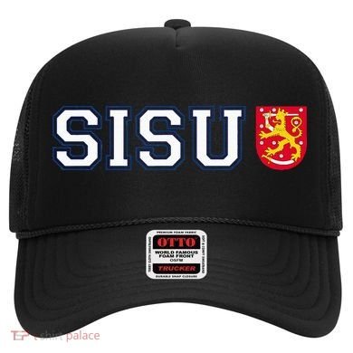 Finland Finnish Sisu Flag Crest Hat