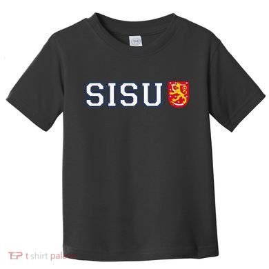 Finland Finnish Sisu Flag Crest Toddler T-Shirt