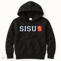 Finland Finnish Sisu Flag Crest Kids Hoodie thumb 0